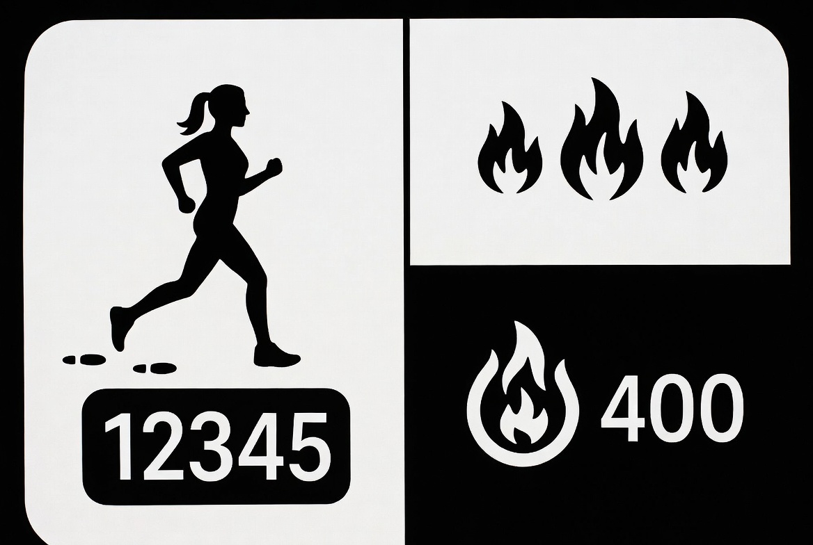 Wie gut weißt du, wie viele Kalorien deine Schritte verbrennen?